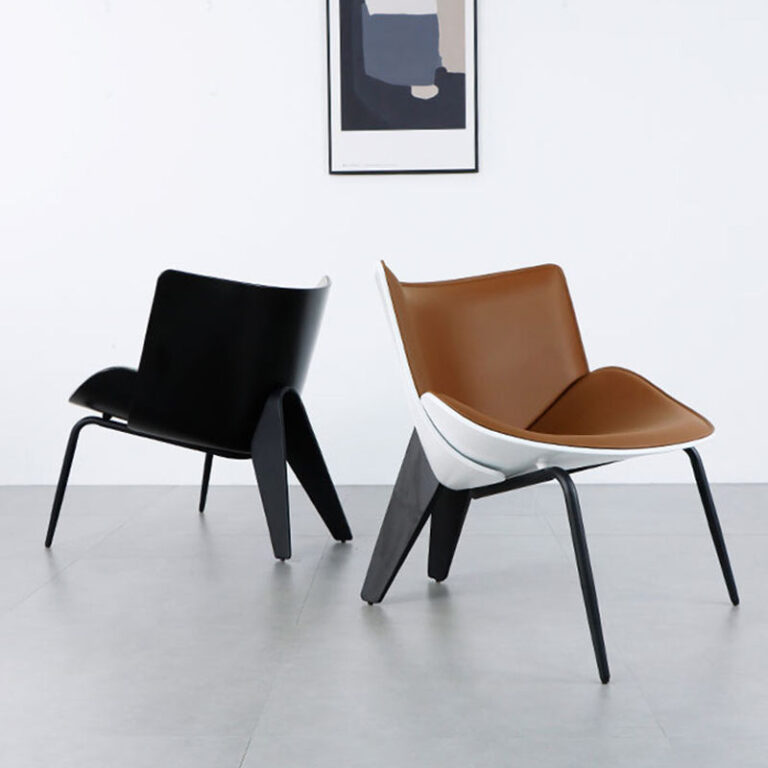 modern single chair living room furniture armrest relaxing upholstered chair