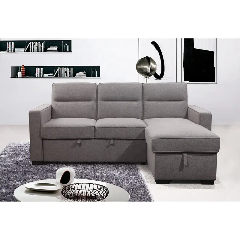 Top quality sofa set for living room Modern 3 seater couch Reclining corner sofa bed